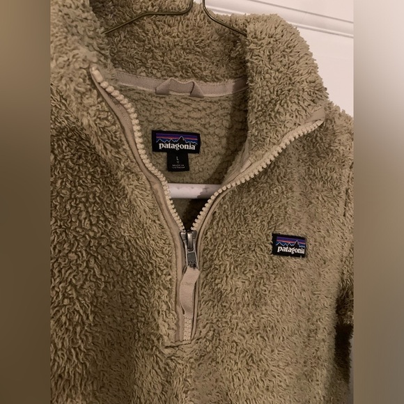 Patagonia Girls Pullover Fleece 1/4 Zip Size Large 12 - Picture 2 of 5